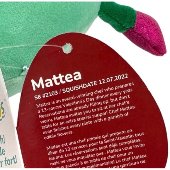 Squishmallow MATTEA the Grasshopper 8” HTF - Picture 6 of 6